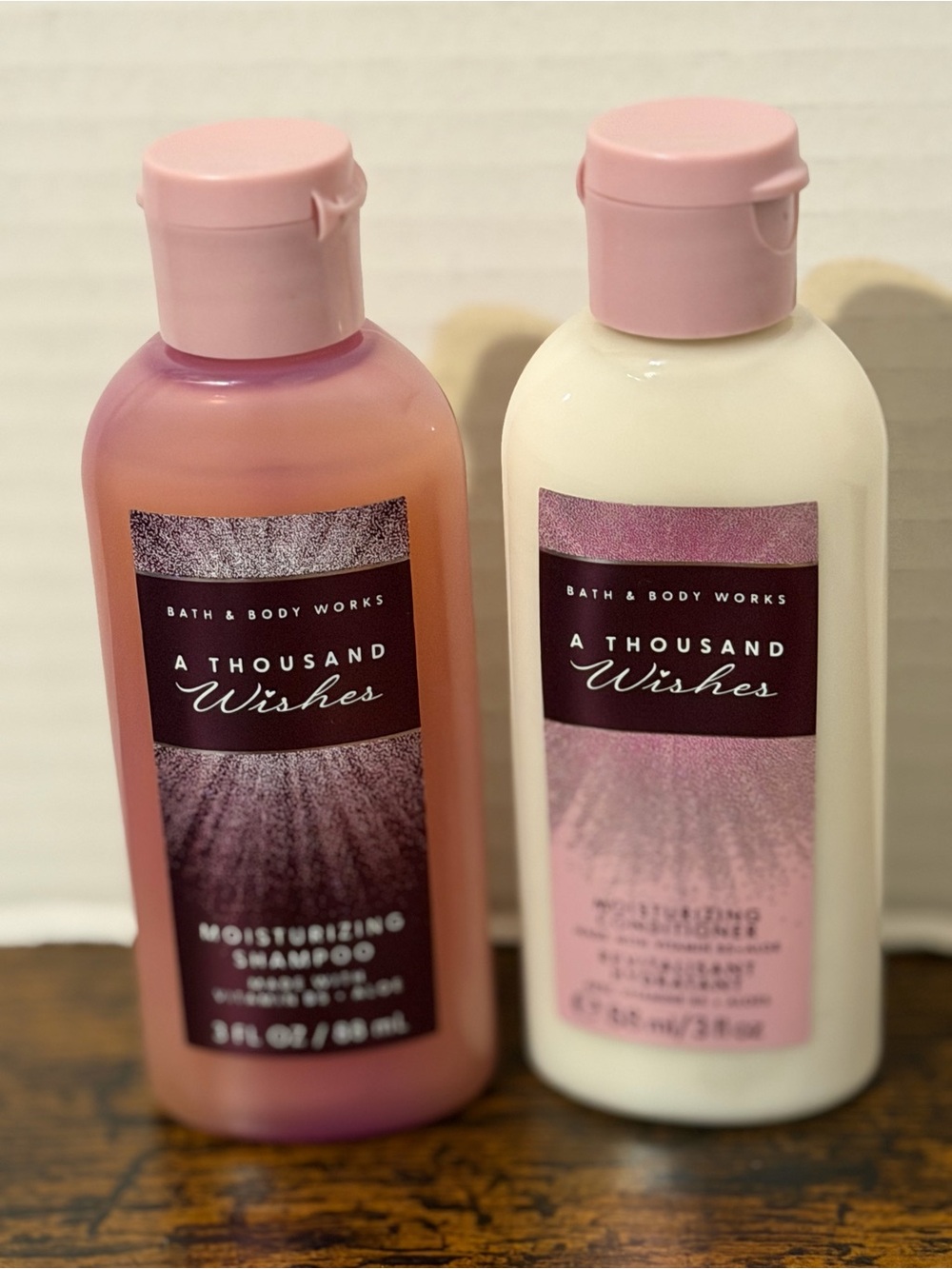 Bath & Body Works A Thousand Wishes Shampoo & Conditioner - New, Peony, Amaretto